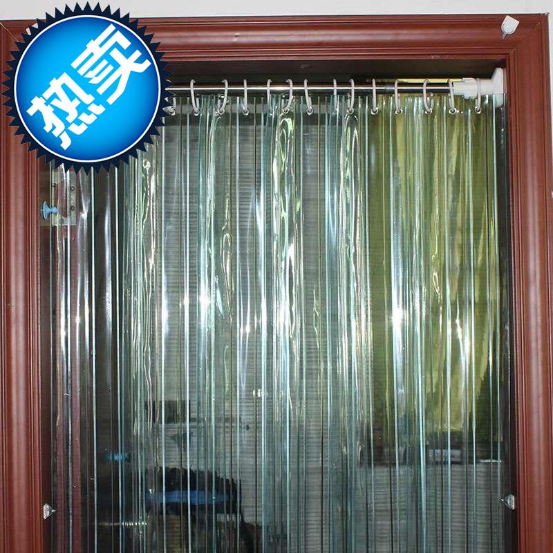 透明a窗帘塑料 挡风帘软玻璃门帘伸缩杆免打孔不损墙透明简易安装|ruв категории домашний ткань, занавес, занавес и аксессуары, занавес - от Buy2taobao.com для оказания профессиональной услуги покупки агента Taobao