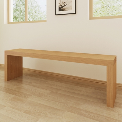 实木长条椅子图片