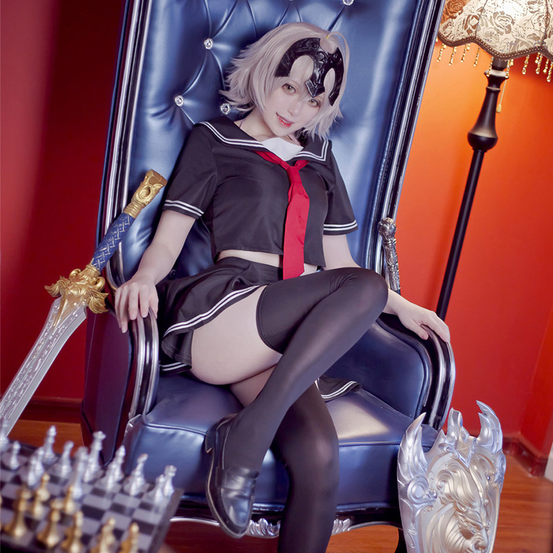 fate grand order FGO贞德cos 黑白贞德cosplay服装C23在类目 女装/女士精品, 唐装/民族服装/舞台服装, 民族服装/舞台装中 - 来自Buy2taobao.com提供专业的淘宝代购服务