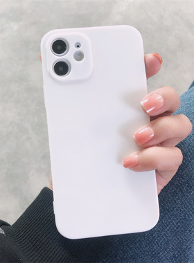 亮面白色vivox50 x50pro简约手机壳