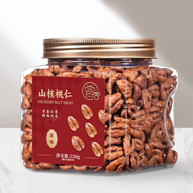 尝否临安山核桃仁250g/罐装原味