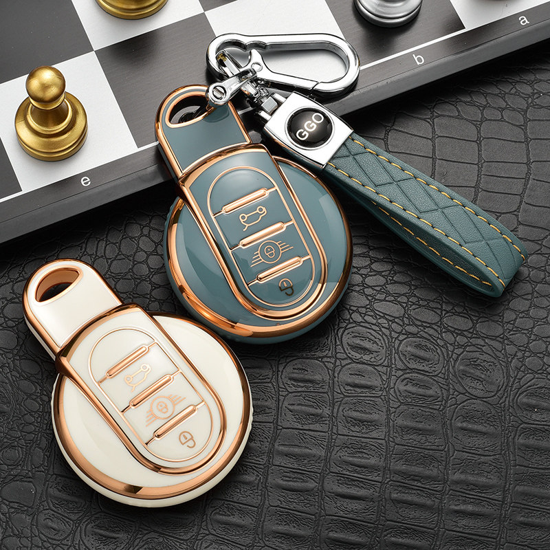 宝马mini钥匙套女迷你cooper壳countryman扣f54f55f56f60车钥匙包