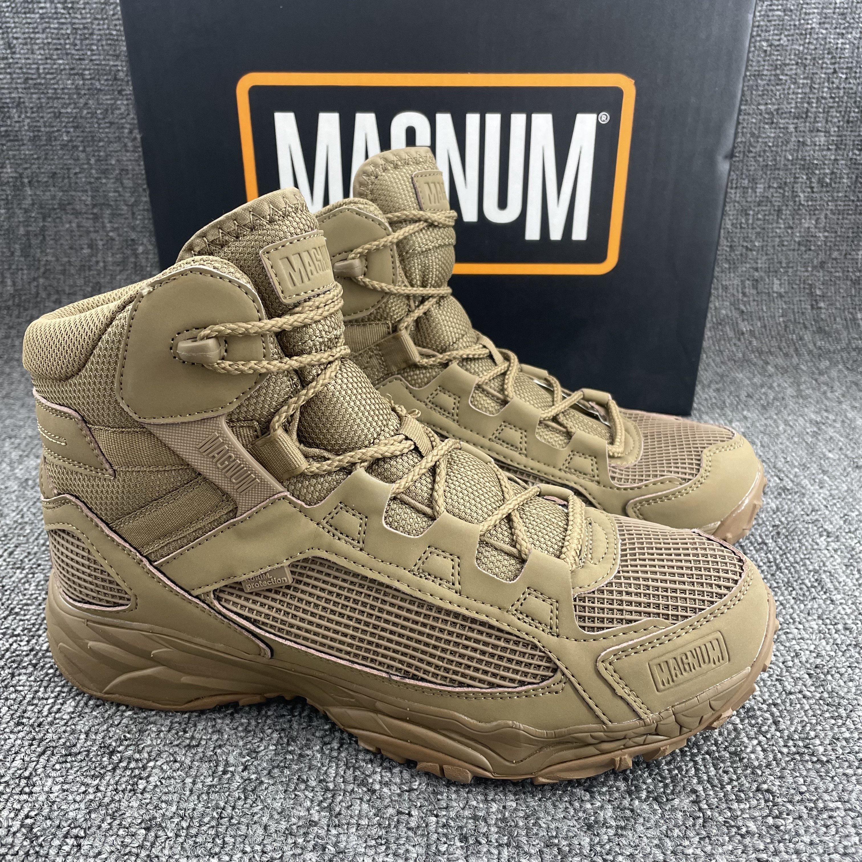 马格南magnum战靴户外登山徒步沙漠靴军训靴防水透气轻便防滑耐磨
