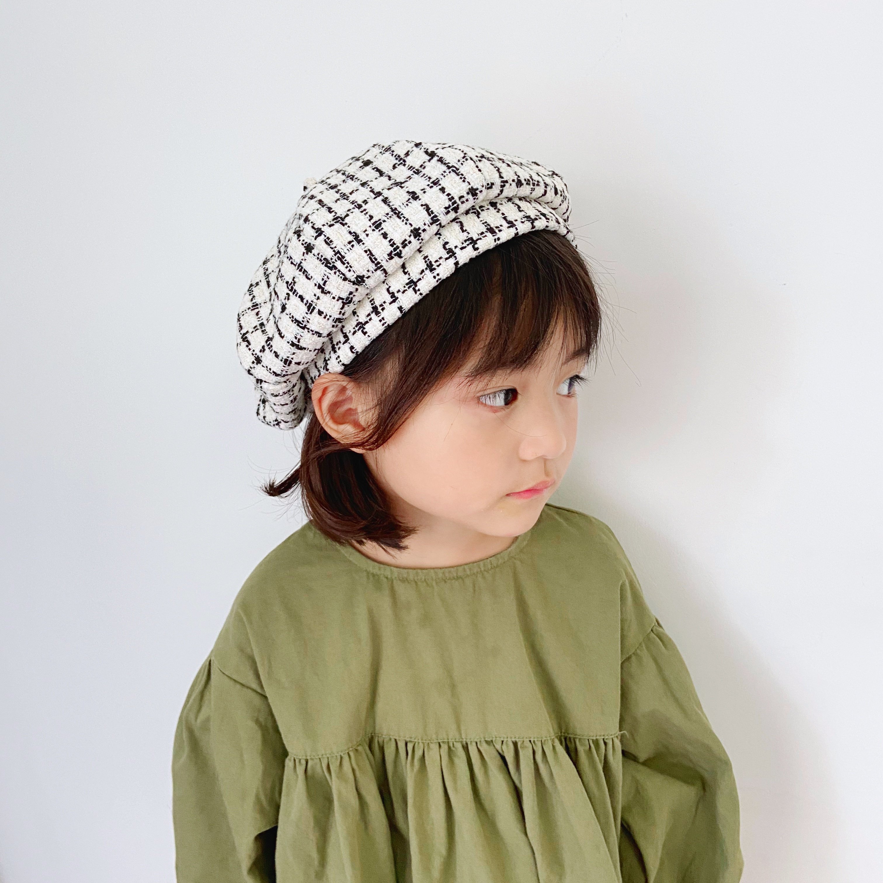 日版时尚帽公蓓x韩潮秋孩洋帽贝宝儿童女春童主雷帽女宝蕾女本小