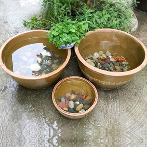 民间水缸粗陶加厚复古老式陶缸大号瓷缸景观圆形储物大型陶土.