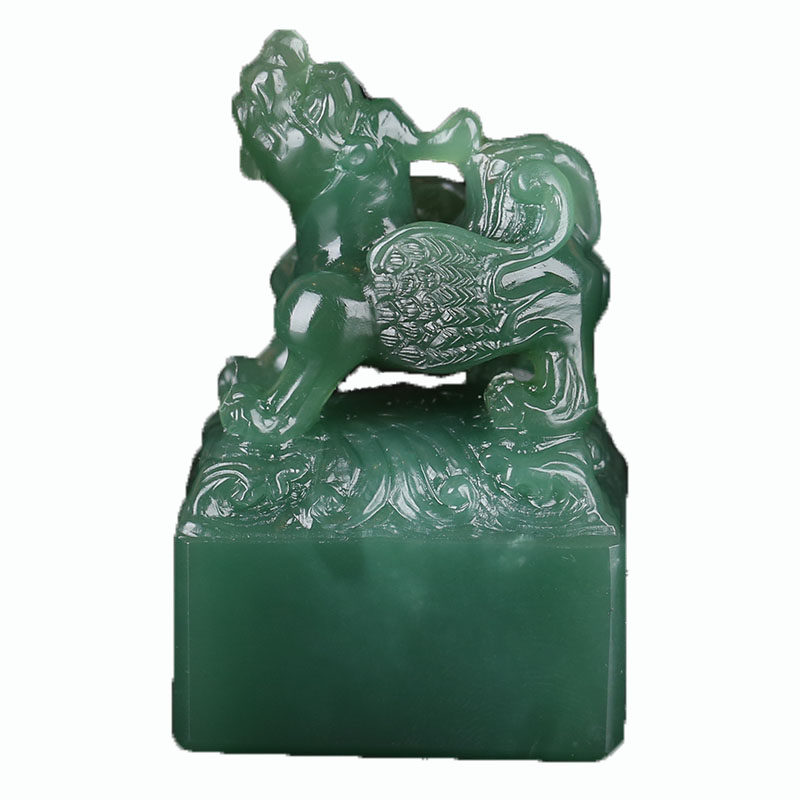 【即拍即得】精品西安绿印章 朱雀