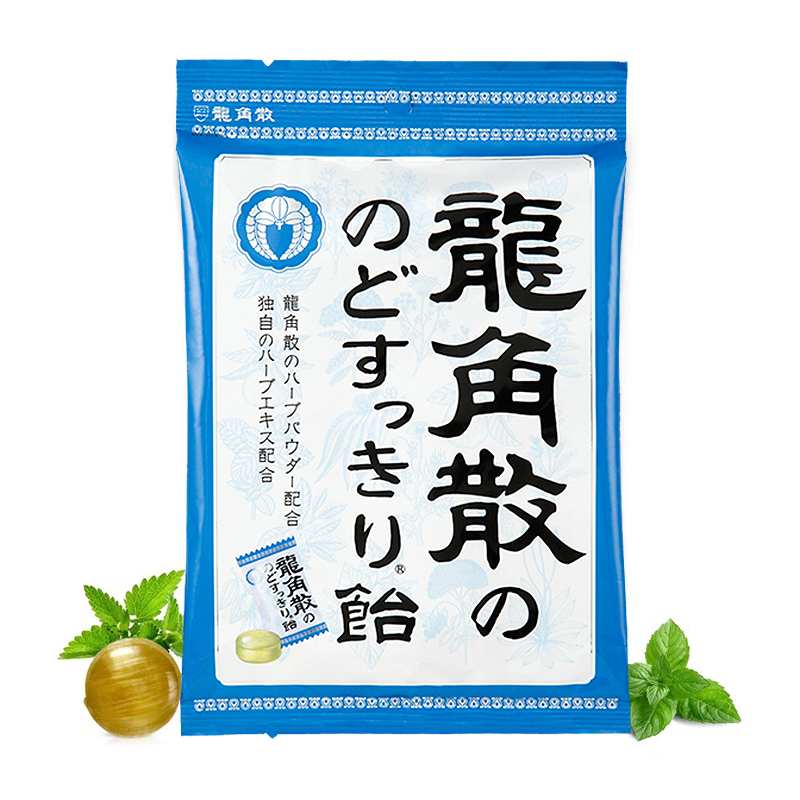 日本龙角散草本润喉糖70g 润喉糖