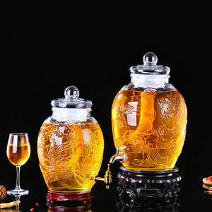 玻璃酒缸20斤图片