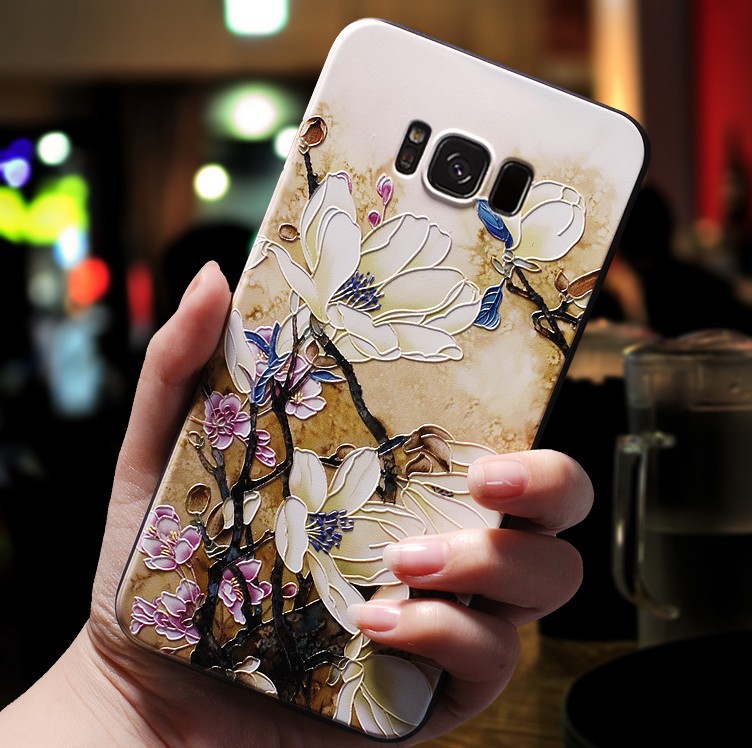三星s8手机壳s9+荷花个性创意s8plus磨砂硅胶全包a6+ j6 j7保护套|ruв категории Цифровые аксессуары, аксессуары для мобильных телефонов, телефон защитный кожух/оболочка - от Buy2taobao.com для оказания профессиональной услуги покупки агента Taobao