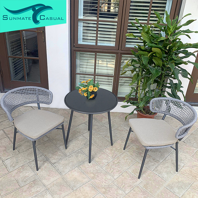 sunmate北欧户外阳台休闲桌椅藤椅茶几网红三件套组合庭院室外在类目 住宅家具, 户外/庭院家具, 桌椅套件中 - 来自Buy2taobao.com提供专业的淘宝代购服务