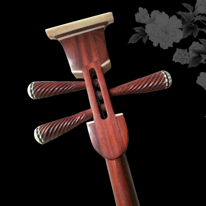 三弦乐器鸡翅酸枝檀大紫檀专业评弹三弦琴红木三弦