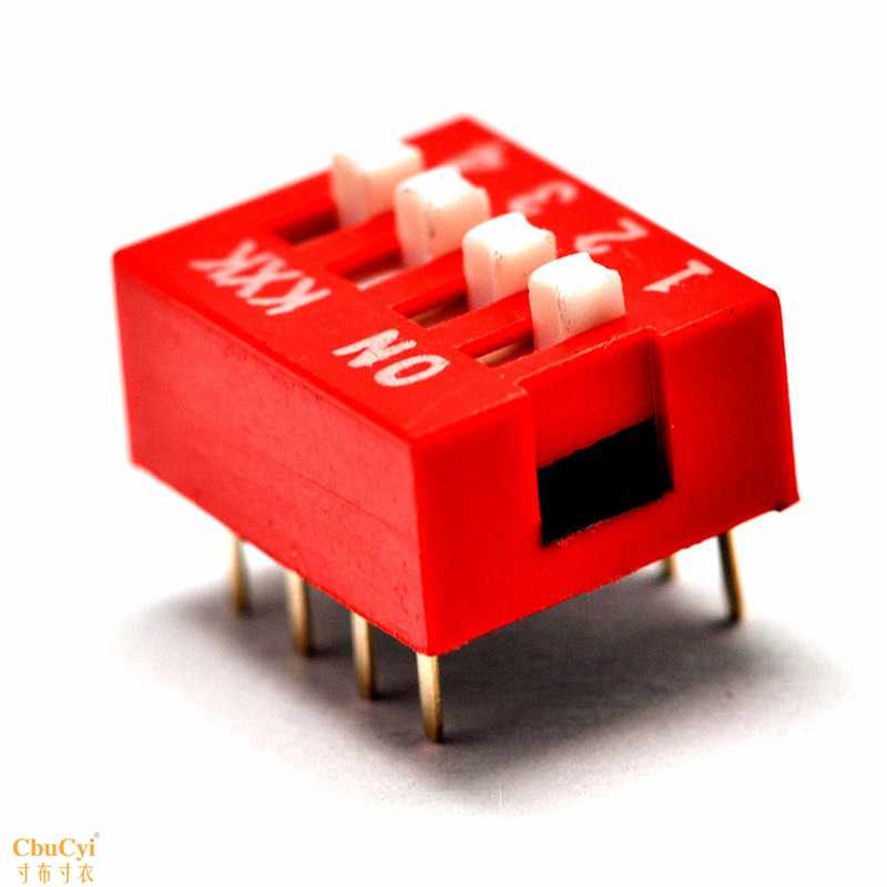 Hashida| 4P DIP switch Ping DIP switch 4 Toggle Switches Pitch 2.54in the 3C Digital Accessories, Electronic components market , Electronic component , Other components category - from Buy2taobao.com to provide professional Taobao agent buy service