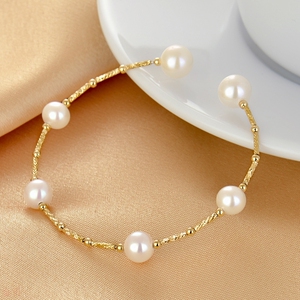 满天星珍珠手链18k图片