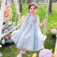 冰雪奇缘爱莎公主裙女童夏季新款小女孩生日礼服艾莎儿童连衣裙子