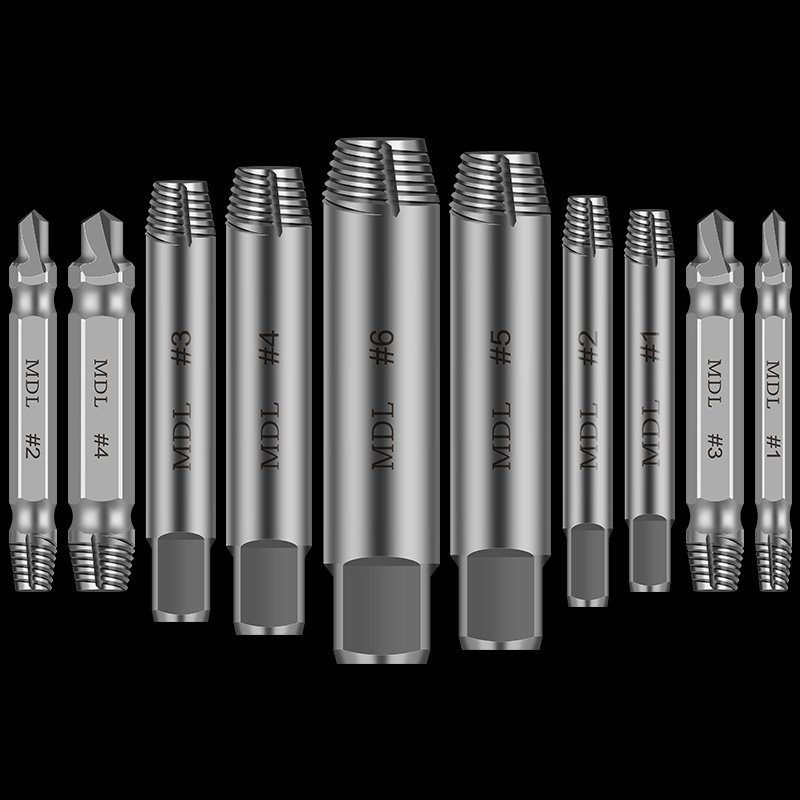 德国mdl螺丝取出器水龙头断裂退丝器取断丝神器反丝锥万能取丝器