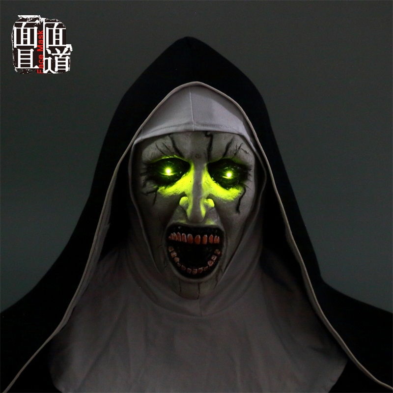 電影修女面具頭套招魂2恐怖萬聖節鬼屋鬼臉人影視道具舞會面具在類目 模玩/動漫/周邊/cos/桌遊, 聚會/魔術用品, 聚會用具/裝飾, 面具中 - 來自Buy2taobao.com提供專業的淘寶代購服務
