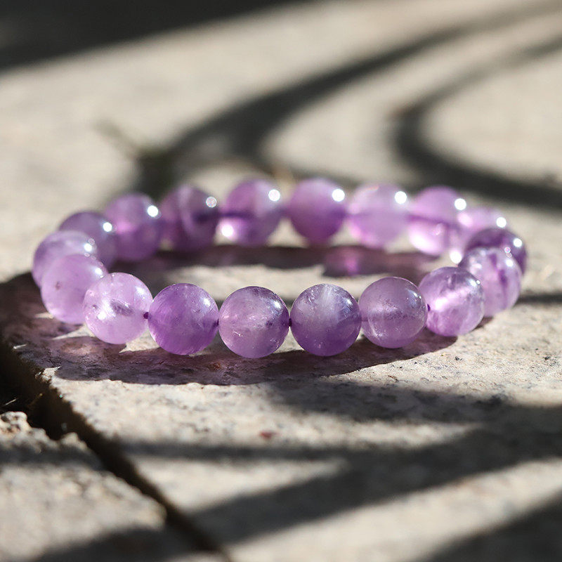 守护爱情眉轮七轮水晶手链灵修能量手串天然单圈手链