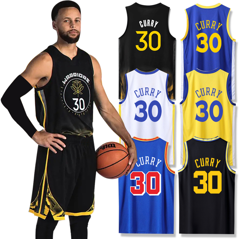 库里球衣30号篮球服套装定制男女儿童学生比赛队服印字夏篮球衣潮
