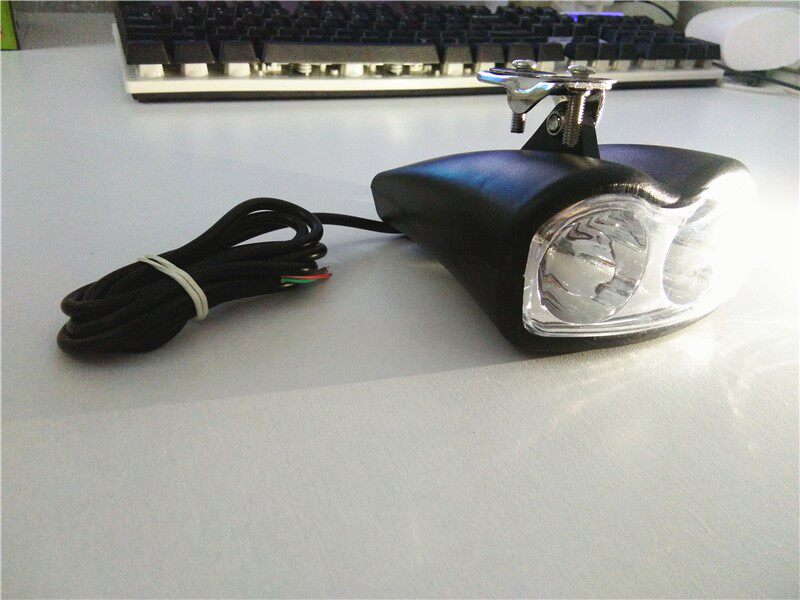 省2元 电动车灯超亮内置大灯摩托车led灯泡电瓶前车灯12v48伏60v72v