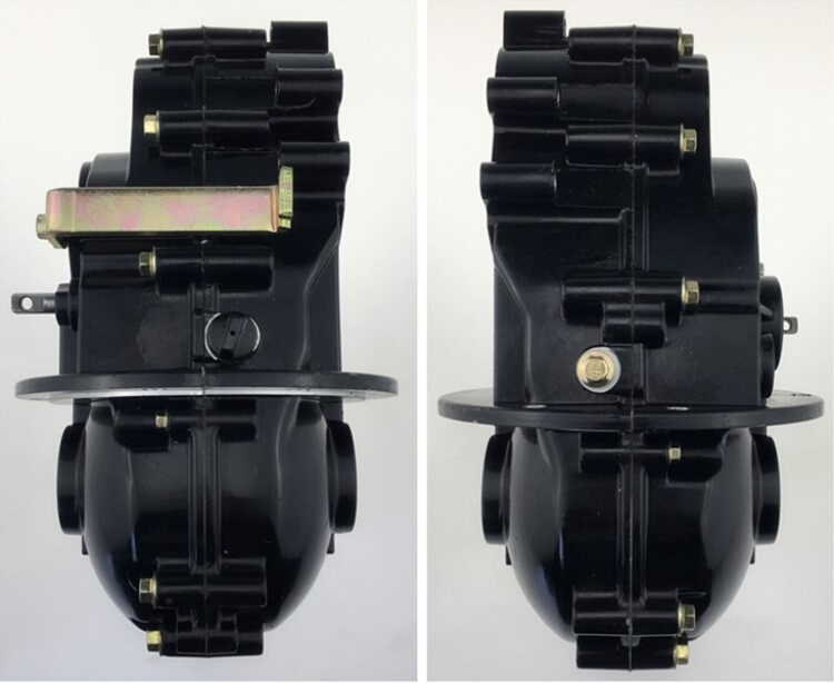 促电动四轮车后桥 箱体差速器高低速一体分体变档1618齿变速箱新