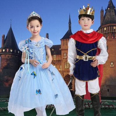 书中人物服装儿童儿童灰姑娘话剧演出服士后妈中小学生童话剧全