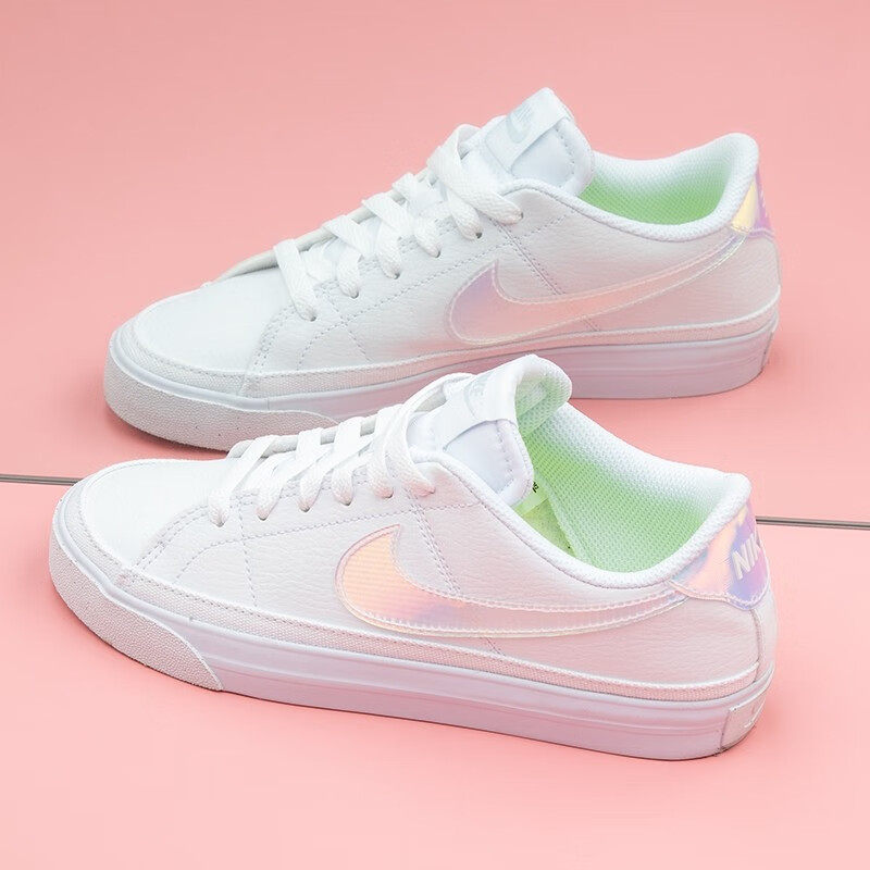 nike耐克2023夏季新款女鞋运动鞋透气板鞋时尚小白鞋子fd0820-100