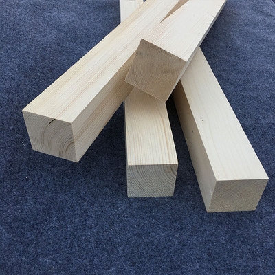 100*100杉木樟子松木方条实木立柱长方形垫木原木方材料定制龙骨
