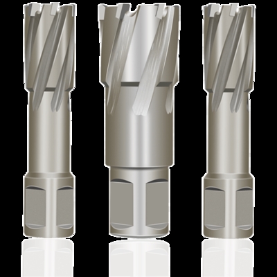 空心钻头打孔不锈钢图片