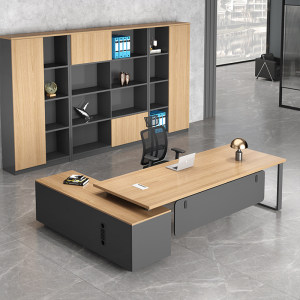 老板办公桌经理室图片