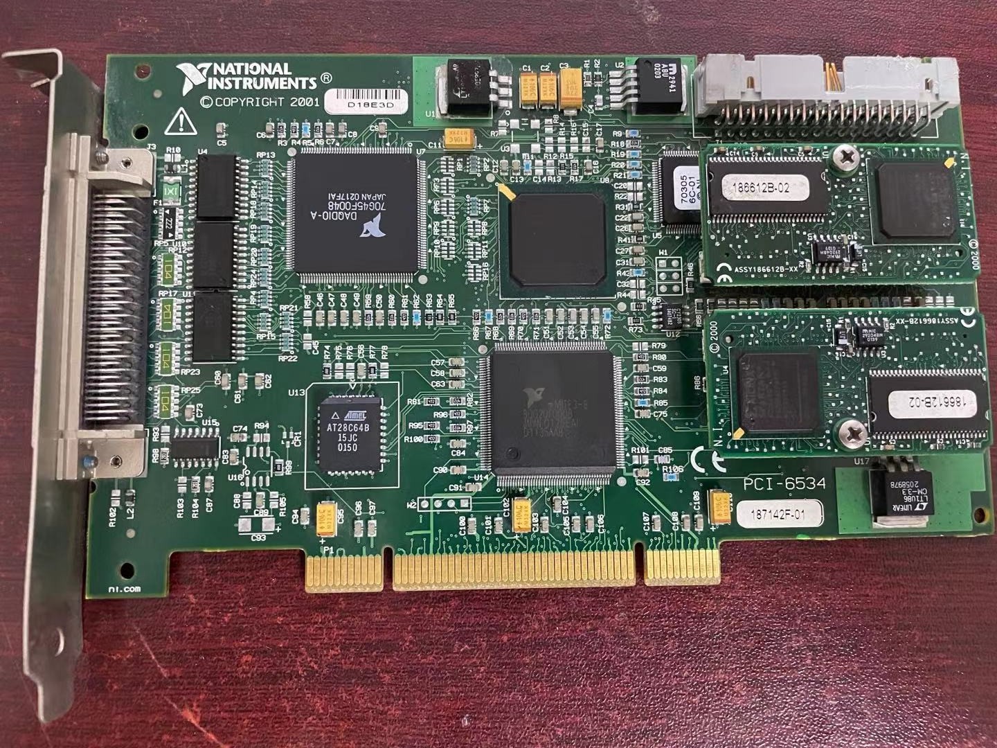 全新nipci6534高速32位并行数字io接口采集卡原装