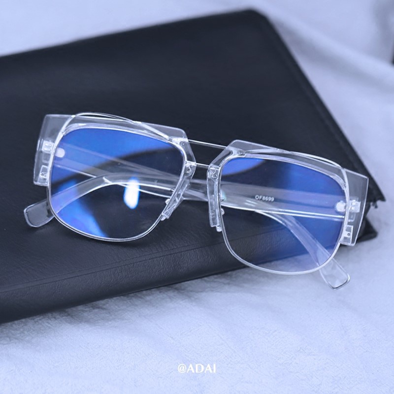 网红陈伟霆同款防辐射新款眼睛男近视眼镜女蓝光潮大框圆脸透韩版