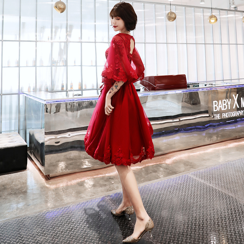 敬酒服新娘秋冬款酒红色平时可穿长袖孕妇回门服结婚小晚礼服裙女在类目 女装/女士精品, 婚纱/旗袍/礼服, 礼服/晚装中 - 来自Buy2taobao.com提供专业的淘宝代购服务