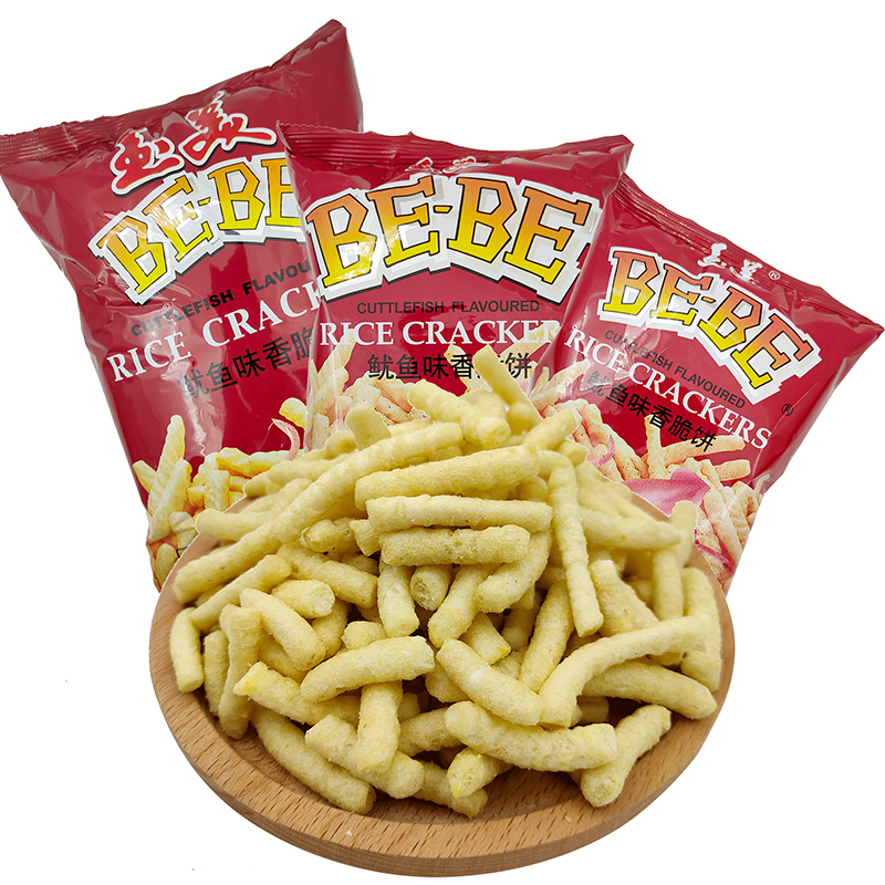 玉美虾条 童年回家办公室休闲大礼包零食鱿鱼味8090怀旧小零食品