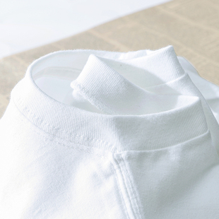 重磅白色纯棉短袖t恤女2023年新款夏季oversize美式复古上衣