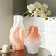 轻奢龙卷风设计玻璃花瓶高级感创意摆件客厅水培插花器婚庆装饰品