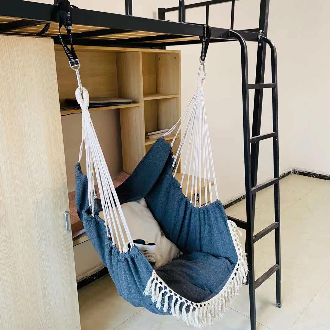吊床室内可睡卧室少女家用阳台休闲大学寝室宿舍夏季秋千室外大人