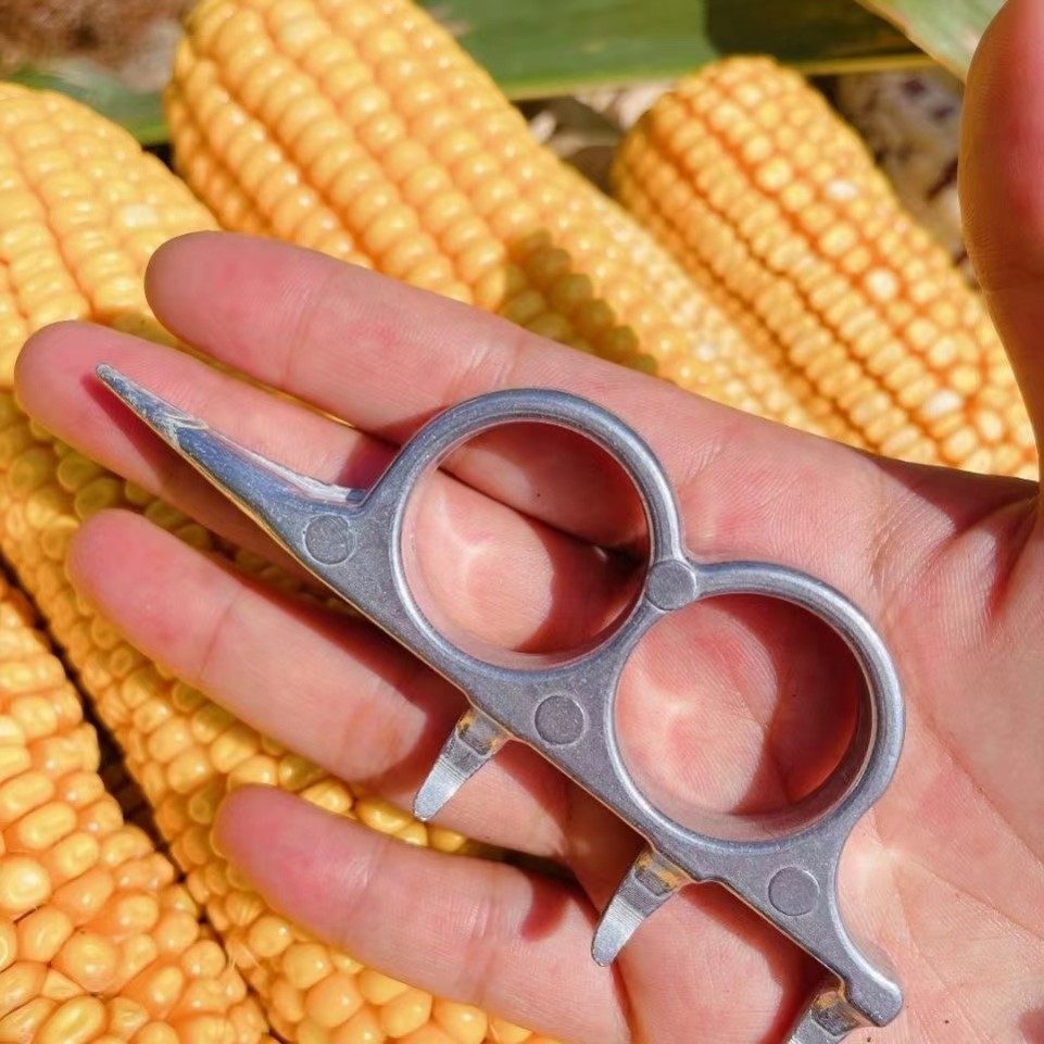 拔扒苞米掰玉米剥皮神器农用小工具扒皮双钩一抓开秋收人工地里掰