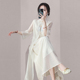 新中式国风刺绣套装女2024夏季新款显瘦气质高级感改良旗袍连衣裙