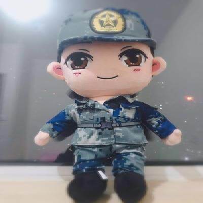 特价曾小萌_军人玩偶送兵哥哥礼物送女友兵小萌曾小萌娃娃军恋情侣