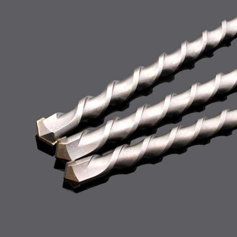 圆头两曹两坑电锤冲击钻头混凝土30mm加长过墙转头电锤钻头