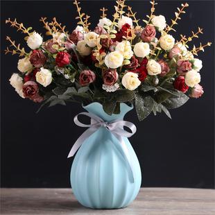 陶瓷玫瑰花瓶