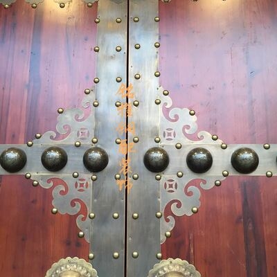 大门拉手仿古木门s纯铜鼓钉铜泡钉