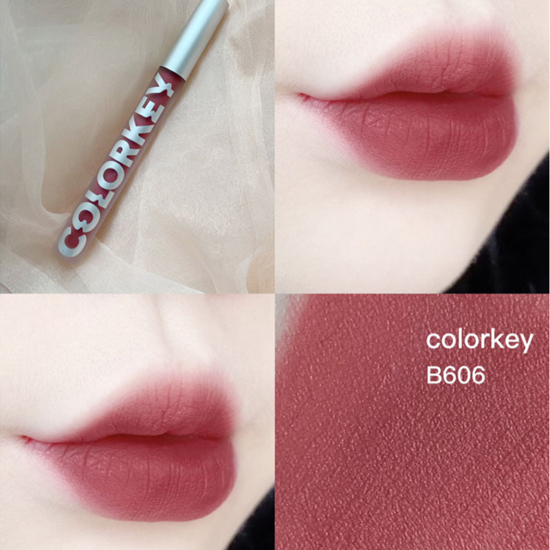 colorkey珂拉琪丝绒雾面哑光空气唇釉b605李佳琦推荐b606平价601