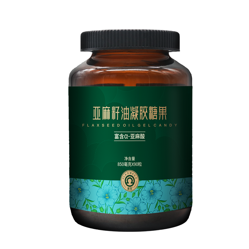 诚致高保鲜保鲜亚麻籽油凝胶糖果90粒亚麻籽油