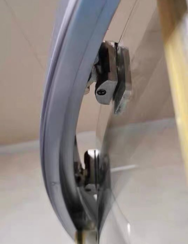 滑轮推拉门浴室圆弧形淋浴房浴室玻璃门移门滚轮滑轮配件轨道吊轮