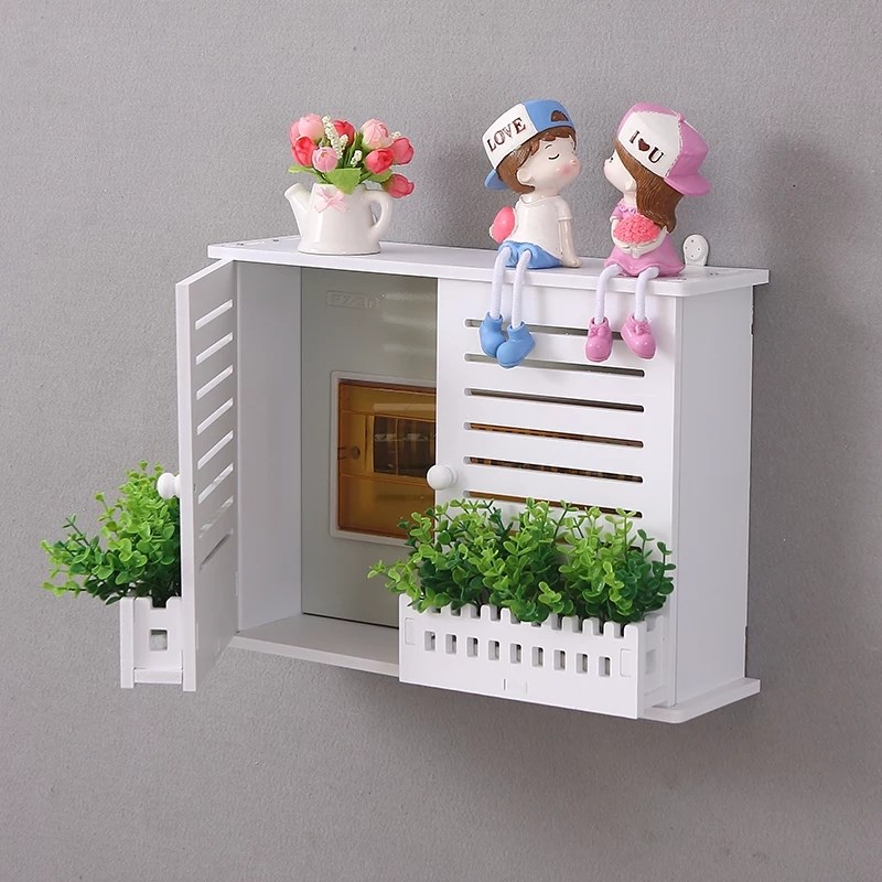 家用配电箱盖板电箱软木板电表箱遮挡装饰贴画挂件自粘画框创意