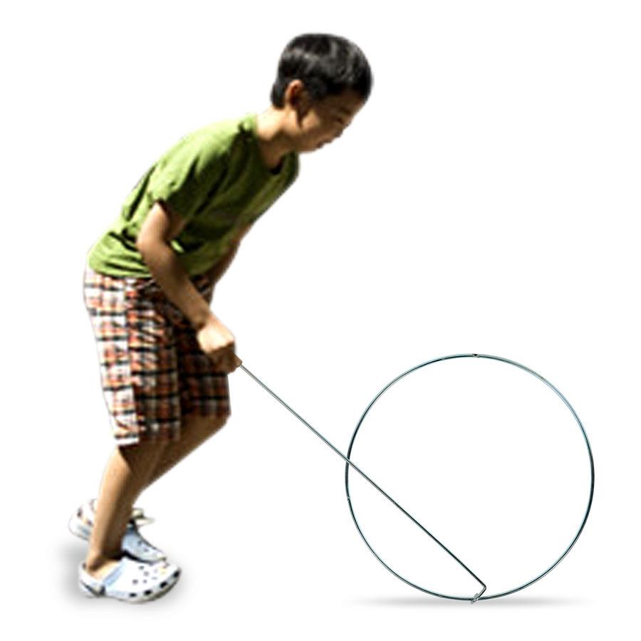 推铁环滚铁圈儿童推圈铁环怀旧幼儿园亲子传统户外小学生运动玩具