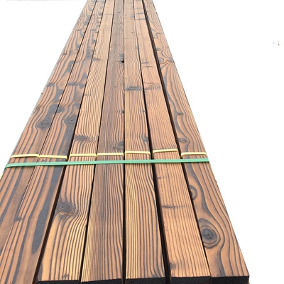 方木条护墙板户外吊顶架碳化木龙骨