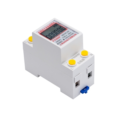 单相导轨式多功能电表图片