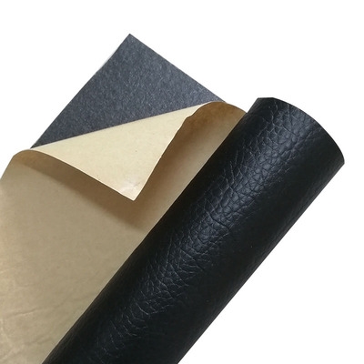 自粘皮革面料pu皮料沙发床头修补翻新汽车内饰家居软包装饰人造革
